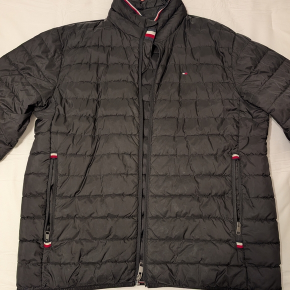 Tommy Hilfiger Black Puffer Jacket - Picture 1 of 4